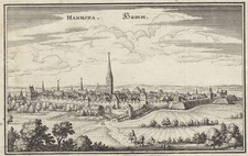 Hamm Original Kupferstich Merian 1641