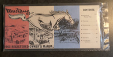 Ford Mustang 1965 Registered Owner´s Manual / Bedienungsanleitung NEU in Folie