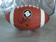 Mini Football signiert von Christoph Icke Dommisch Ran NFL Autogramm