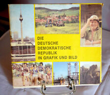 DIE DEUTSCHE DEMOKRATISCHE REPUBLIK IN GRAFIK UND BILD von 1977 SELTEN !