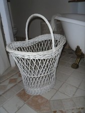 großer Korb Wäschekorb Schirmständer Landhaus Shabby Chic Kult Retro 