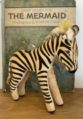 Antik vintage steiff zebra - vintage,