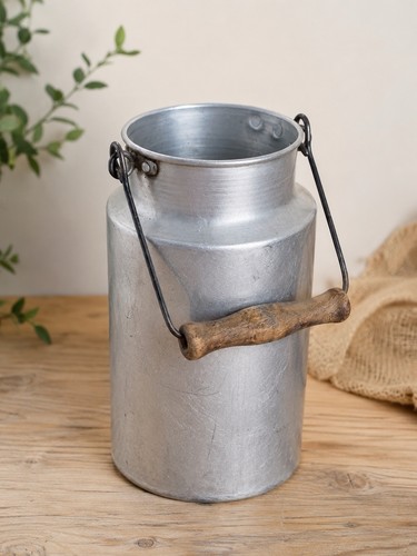 Antike aluminium milchkanne - antike, aluminium-milchkanne
