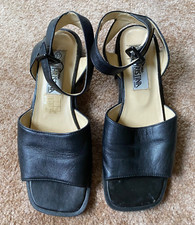 •♥• Sandalen Donna Christina Riemchen Gr. 37 Leder schwarz Damen  •♥•