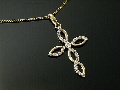 333 goldkette mit - mit, kleinem