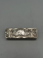 Seltene 916er Silber-Tabatiere Rokoko-Relief | Landschafts & Ornamentdekor.