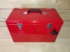 METALL Kühlbox ROT 25 Liter