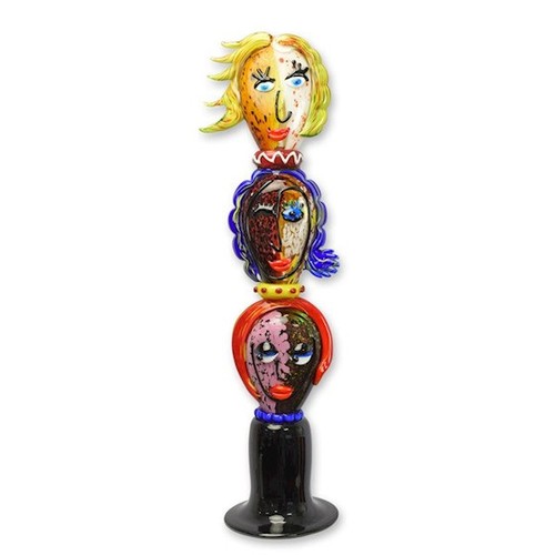 Deko totem glasfigur - glasfigur, statue