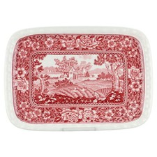 Butterplatte Villeroy & Boch Rusticana rot