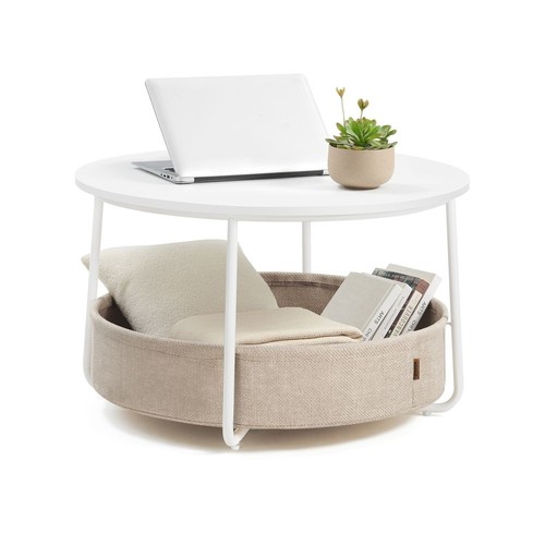 Coffee table with fabric - table,