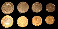 ?? Lot Konvolut Set Kursmünzen aus Polen 1, 2, 5, 10, 20, 50 Groszy 1, 2 Zloty