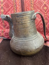 Koloniale Schokoladenkanne a us Peru - Kupfer- 17. / frühes 18. Jhd. Chocolatera