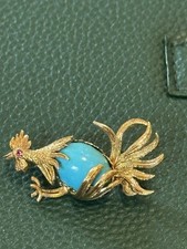 Brosche Anstecknadel 585 Gold