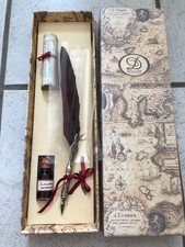 Dallaiti Kalligraphie Set (Schreibfeder, rote Tinte, Ersatzfeder)