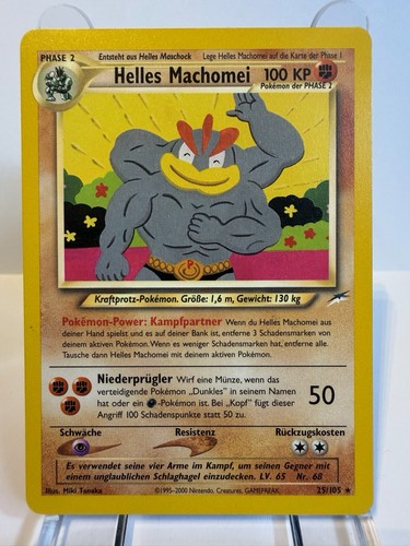 Helles machomei pokemon karte - pokemon,