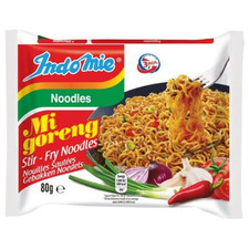 Indomie Instant Nudeln Mi Goreng scharf 8x 5x80g Multi-Packung Nudelsuppe Karton