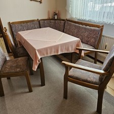 Sehr gut erhaltene Esszimmergarnitur in Eiche rustikal