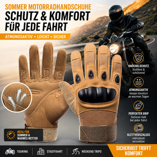 Motorrad handschuhe sommer - motorrad,