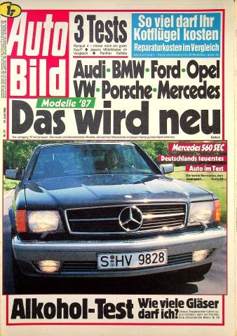 Auto bild 1986 - auto,