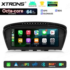 8,8" 8-Kern 2G+64G Autoradio Android 14 CarPlay GPS für BMW E60 E61 E90 E91 CIC