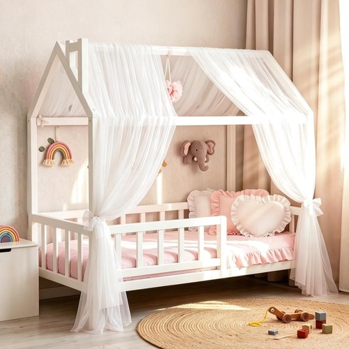 Hausbett himmel vorhänge 2er - hausbett,