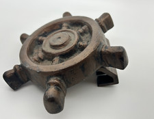 Haustür Laden Restaurant Stoßgriff Türgriff Maritim Schiff Steuerrad Bronze Alu