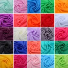 CHIFFON Stoffe  Meterware  Deko Stoff Kleidung Dekoration