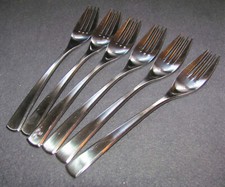 6 WMF Cromargan Speiselgabeln