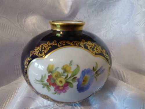 Lindner porzellan kugel vase - porzellan,,