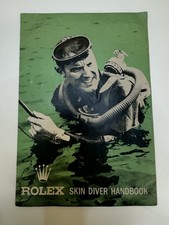 Rolex Skin Diver Handbook 1966 Englische Version Original Vintage