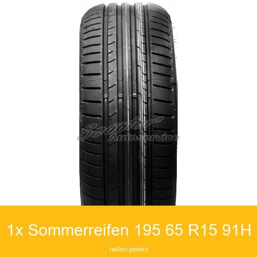 195 r15 91h dunlop - 1x,