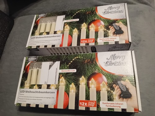 Led 12er weihnachtskerzen - 2x,