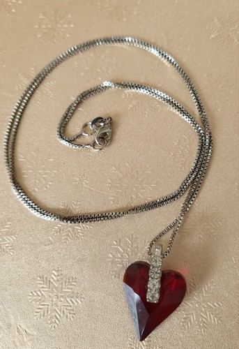 Lalique glas herz kette - glas, ❤️kette