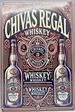 Blechschild-Whiskey-Chivas Regal Whiskey-20x30cm-Deko/Bar