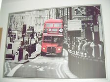 TOP  Leinwandbild    Red Bus / Doppeldecker    London  140 x 100 cm  Holzrahmen