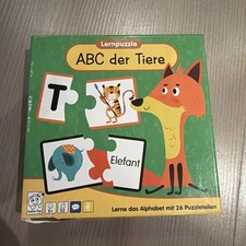 ABC der Tiere, Lernpuzzle, Kinder, ab 3 Jahre, gebraucht/S1
