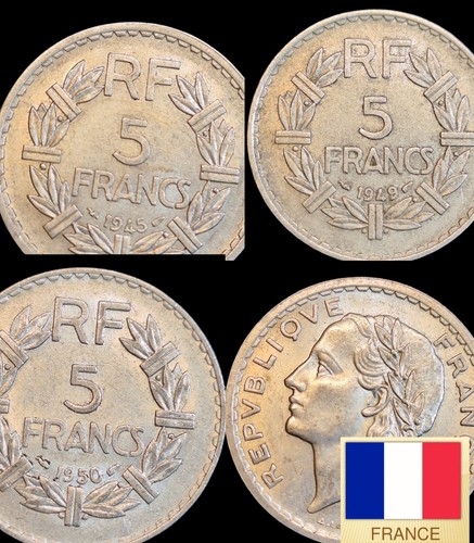 Frankreich france 5 francs - -,