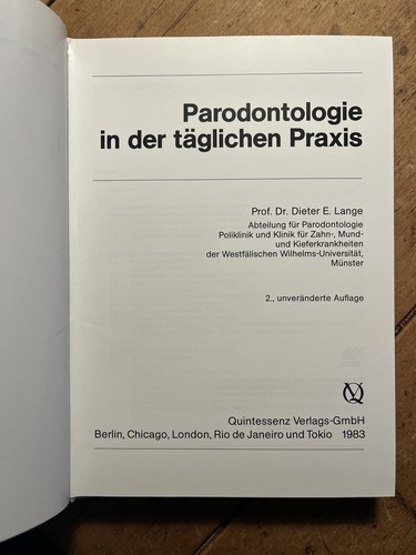 Quintessenz parodontologie - quintessenz,