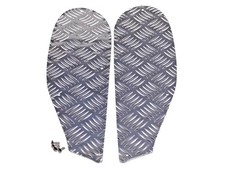 Trittbrett Alu Trittbleche Riffelblech - Aprilia SR 50 Racing Netcaper Stealth S