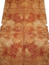 Rouble Wurzelholz Furnier Maser 65x23-25cm 2 Blätter