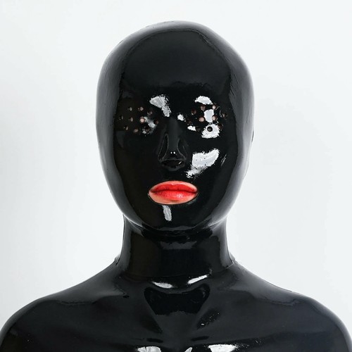 Silicone black icu headgear - silicone,