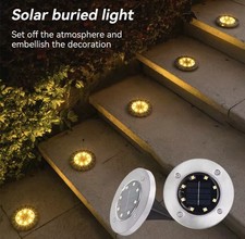 6x Solar LED Bodenleuchten