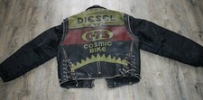 Diesel Cosmic Bike C-75 Motorrad Biker Leder Jacke USA Rarität Vintage Retro