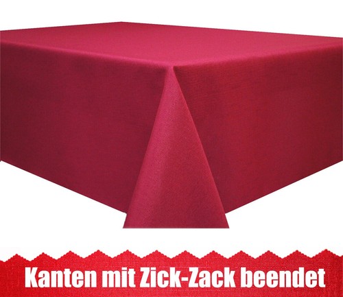Tischdecke leinenoptik - tischdecke,