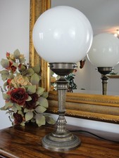 Tischlampe Kugel Lampe Jugendstil Antik Tischleuchte Schreibtischlampe Messing