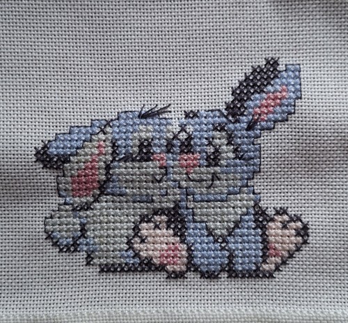 Schöne handgestickte
