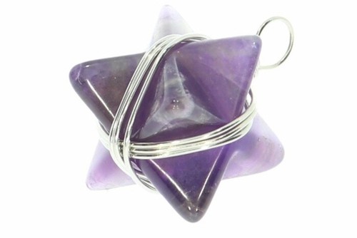 Amethyst merkaba stern - ,