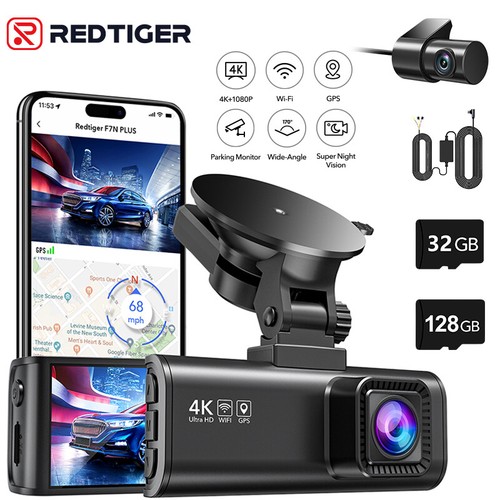 Redtiger dashcam vorne und - vorne,