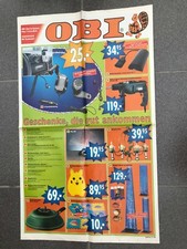 Millenium -alte Werbung Prospekt OBI 2000 Baumarkt - Pokemon-Leuchte ... Sammler