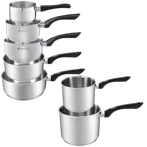 Milchtopf edelstahl griff topf - edelstahl,